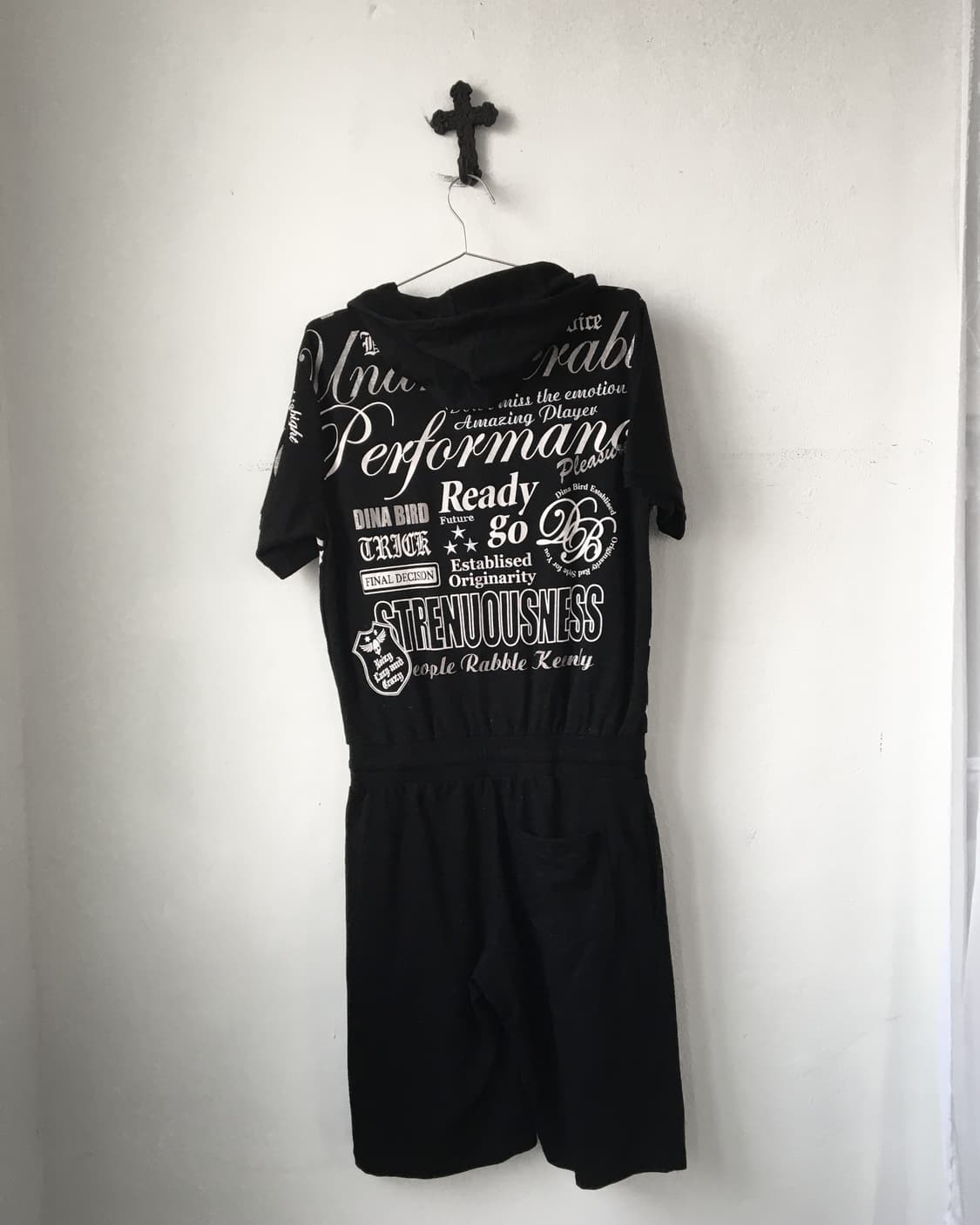 Lettering printing jump suit 상품이미지4