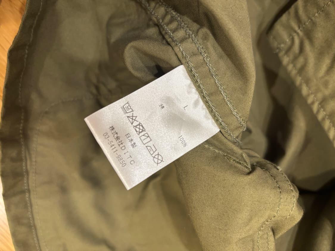 24SS 바우와우 BOWWOW 정글퍼티그 재킷 올리브드랍 L사이즈 상품이미지7