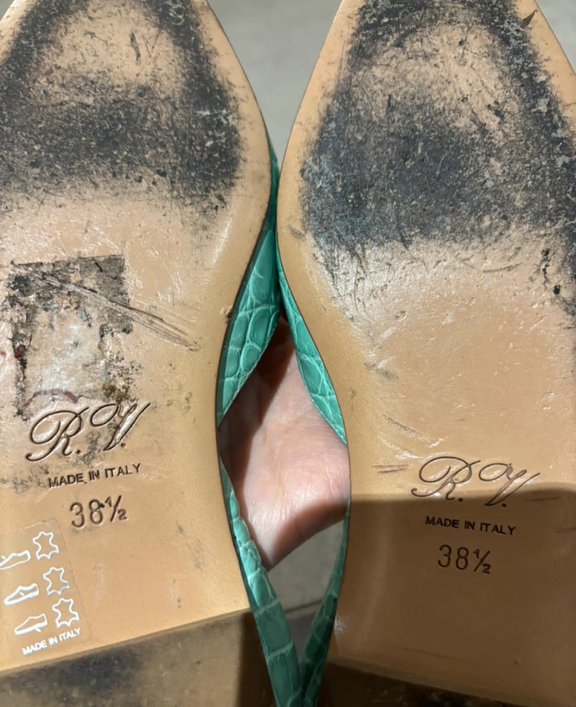Roger vivier 로저비비에 민트 플랫슈즈 250 상품이미지5
