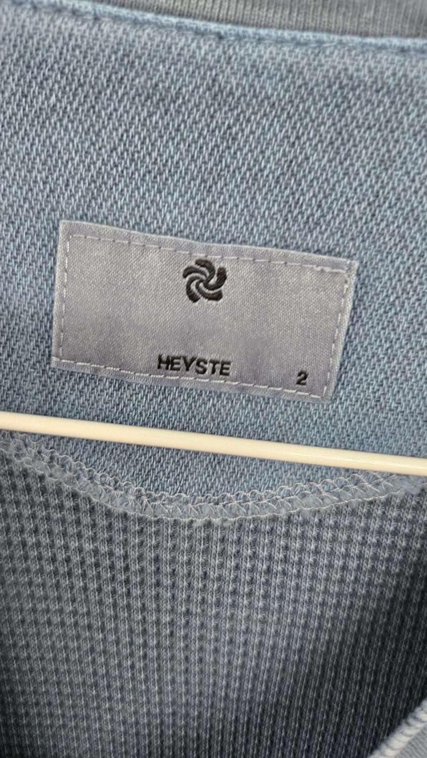 새상품)heyste헤이스트 빈티지 와플 헨리티셔츠 상품이미지4