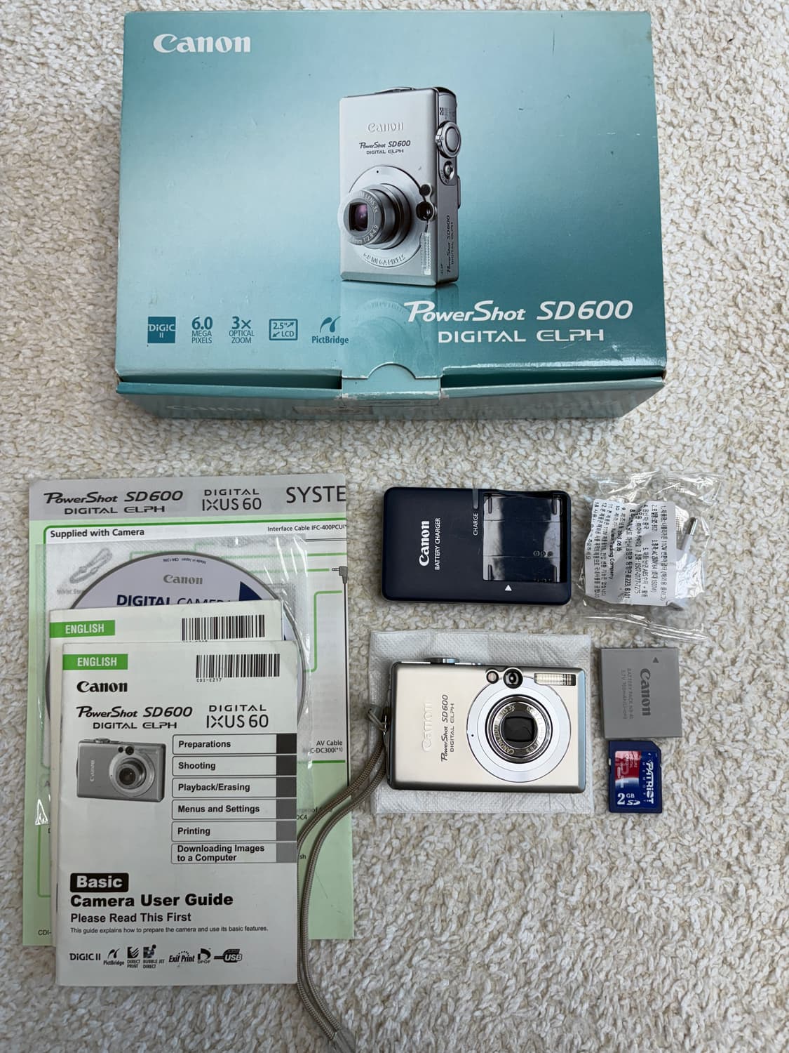 민트급⭐️ 캐논 익서스60 IXUS60 풀박스 상품이미지1
