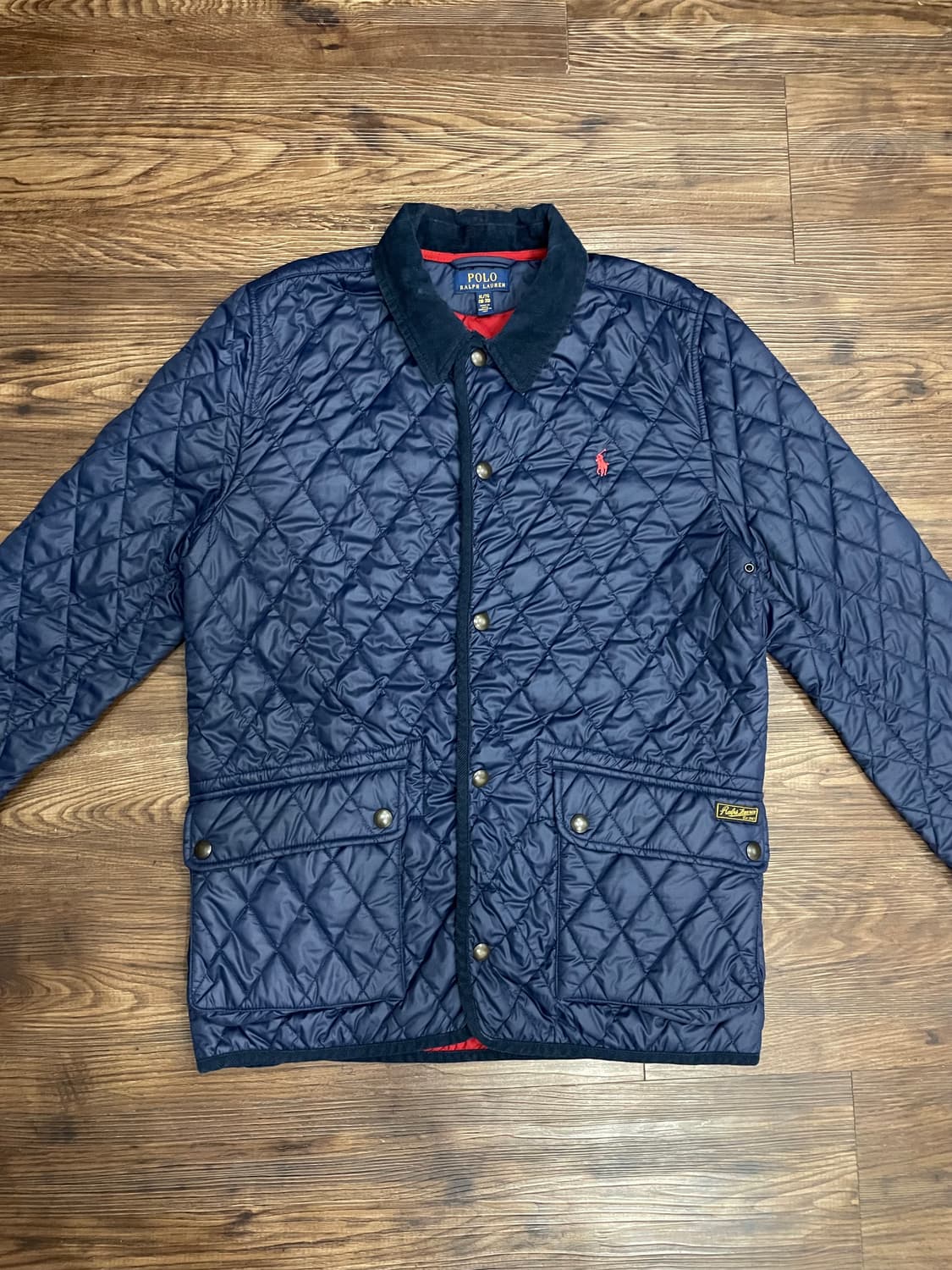 폴로 랄프로렌 퀼팅 자켓 네이비  상품이미지3