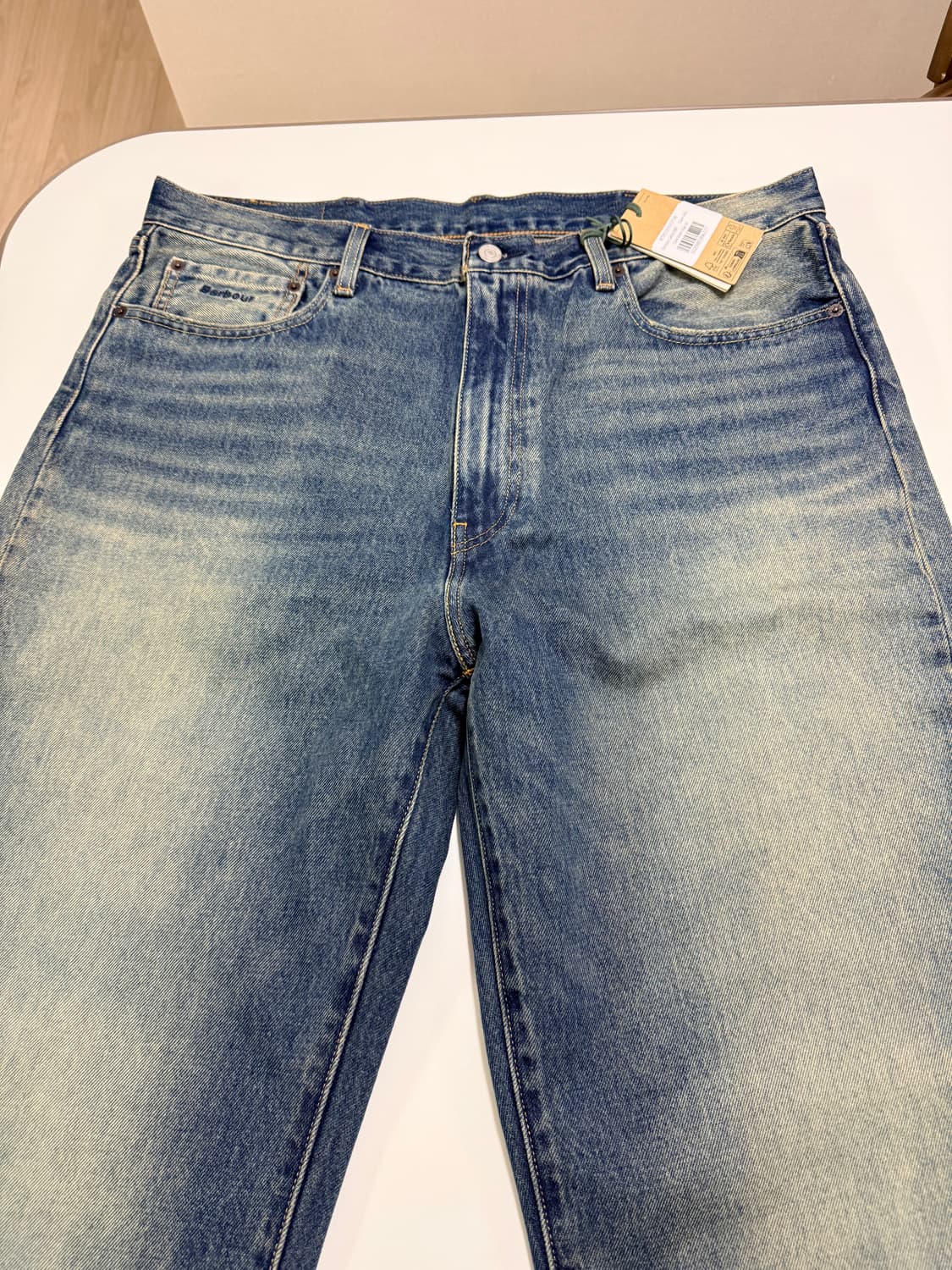 리바이스 x 바버 568 루즈 진 다크 워시 데님 38 상품이미지1