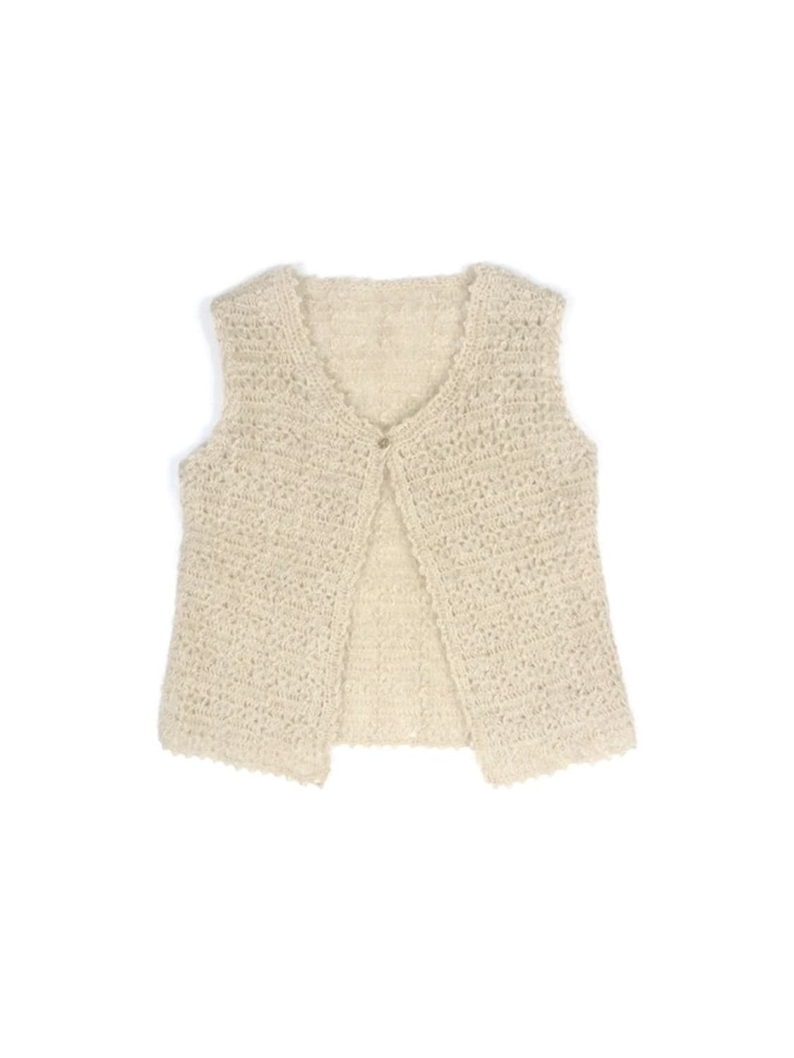 vintage knit vest 상품이미지1