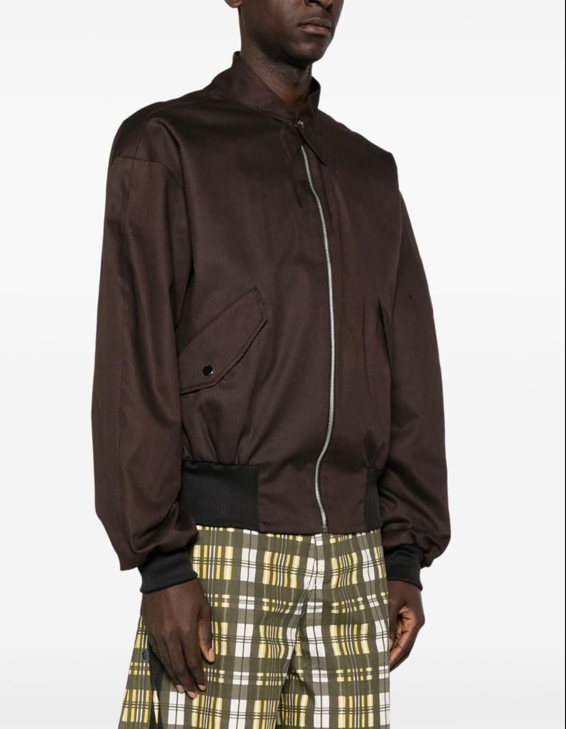 Av Vattev 봄버 자켓 브라운 상품이미지5