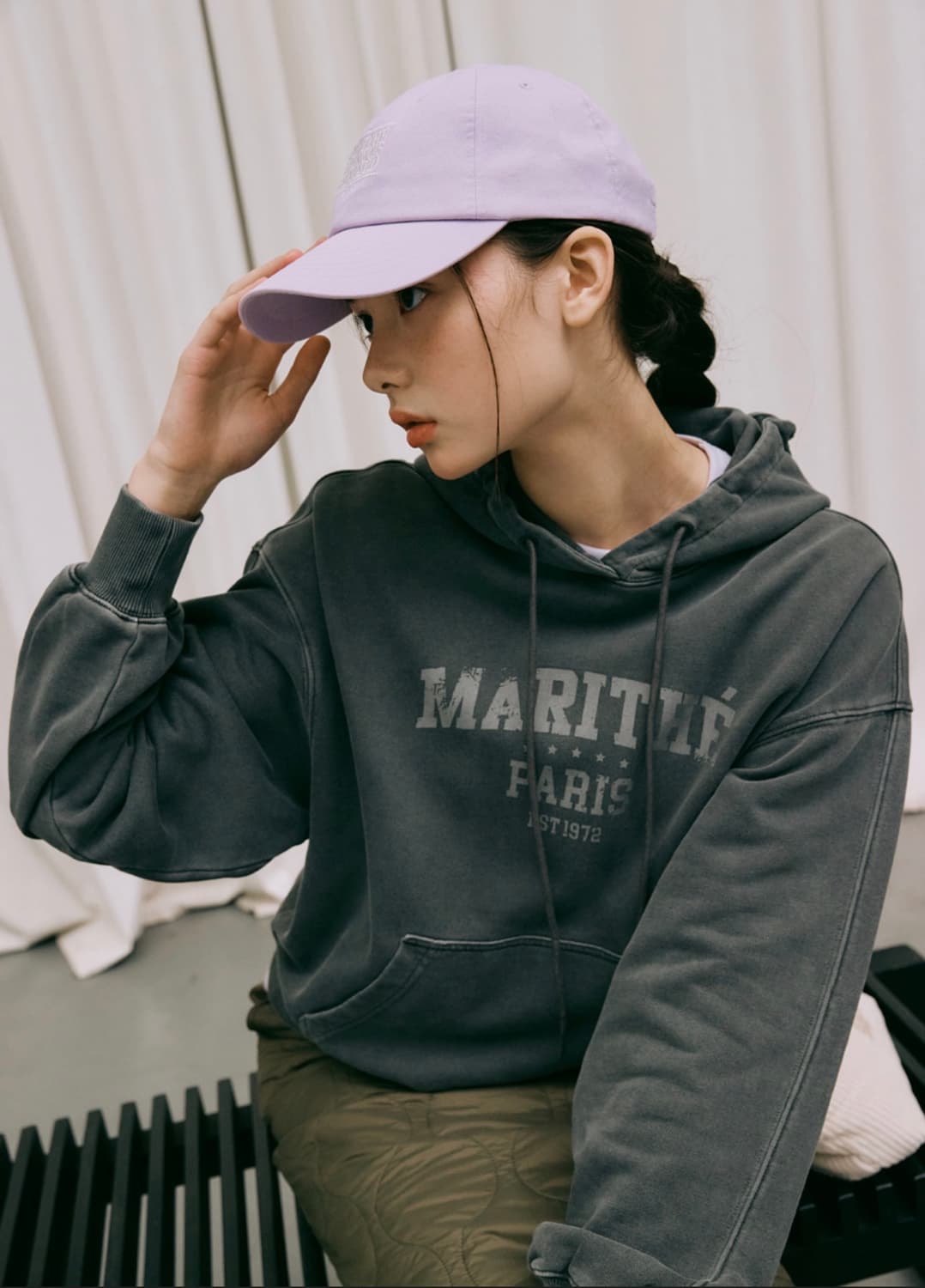 마리떼프랑소와저버 오버다이드 빈티지 아치 로고 후디  상품이미지1