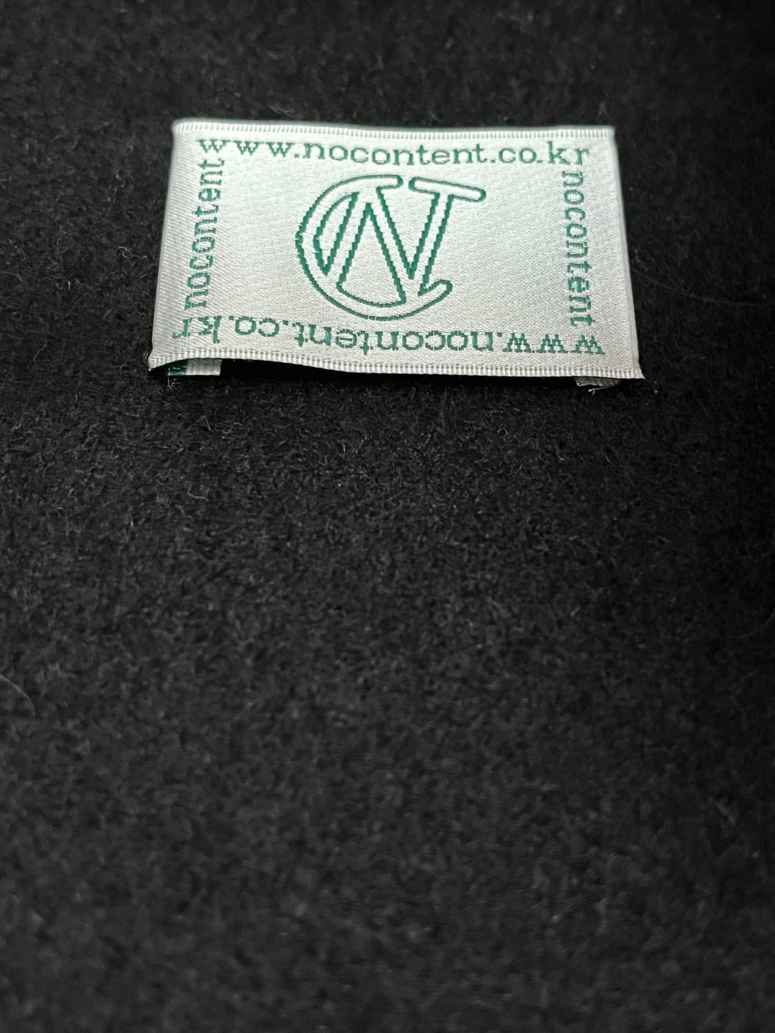 노컨텐츠 울 핸드메이드 코트 블랙 상품이미지5