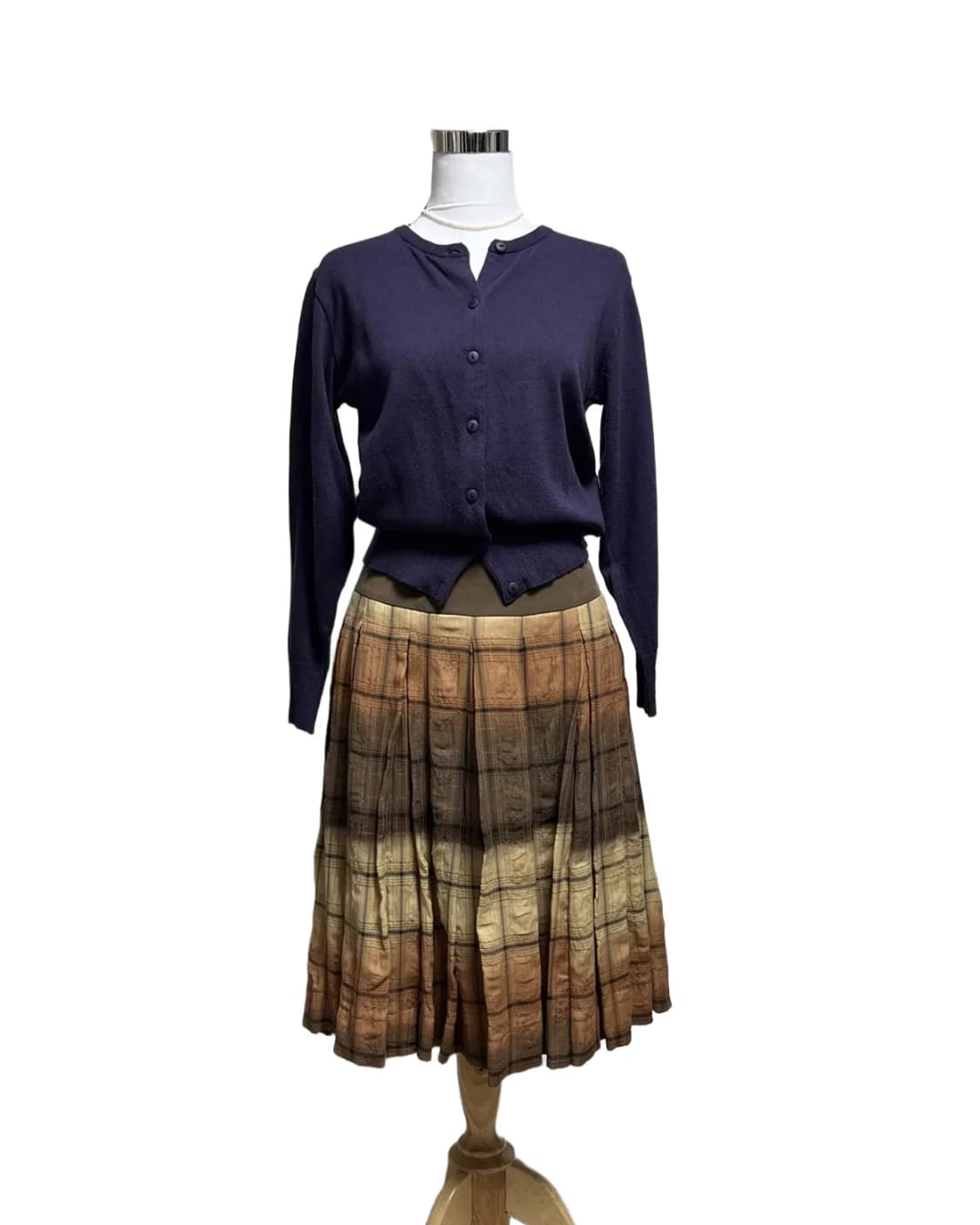 Check autumn skirt 상품이미지7