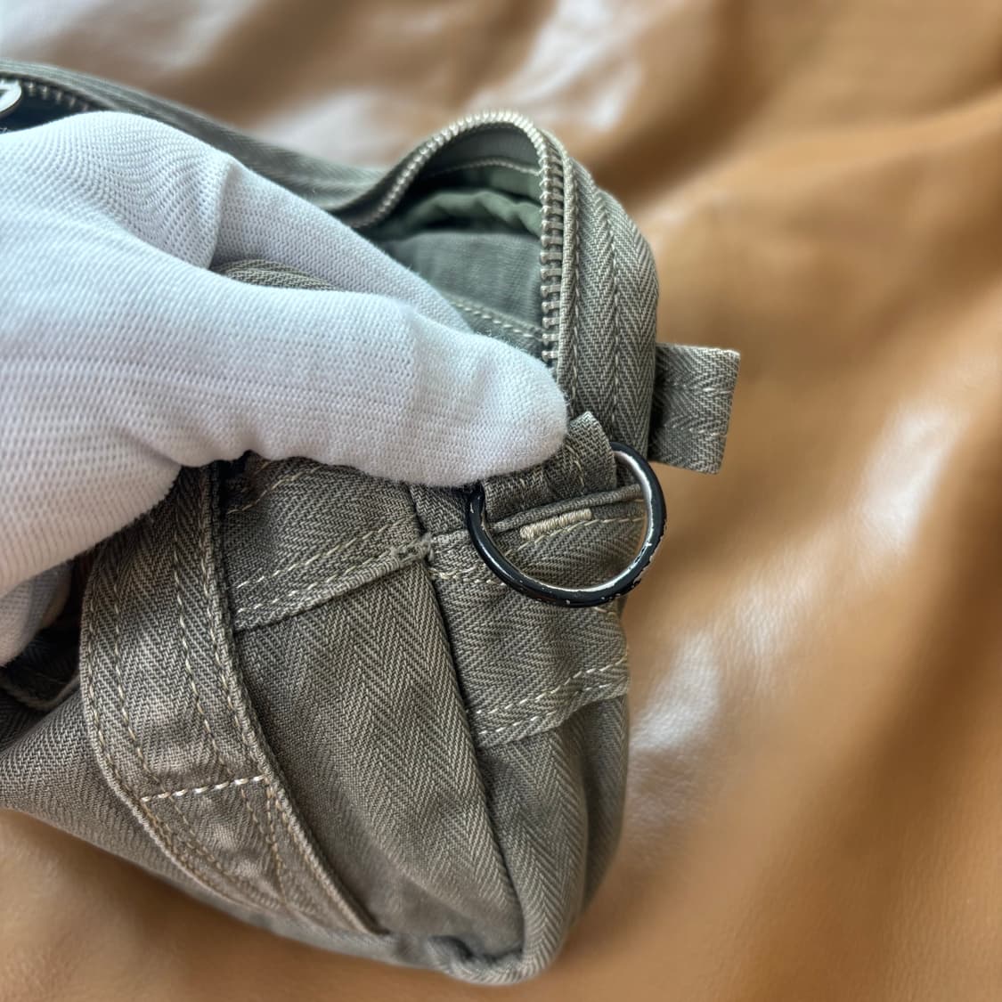 PORTER 포터 해링본 크로스바디 미니백 크로스백 가방 올리브 키키 상품이미지5