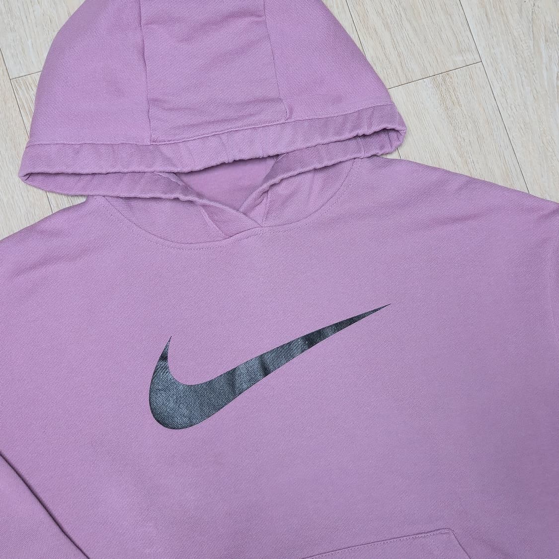 XL) 나이키 오버핏 딥핑크 후드 상품이미지2