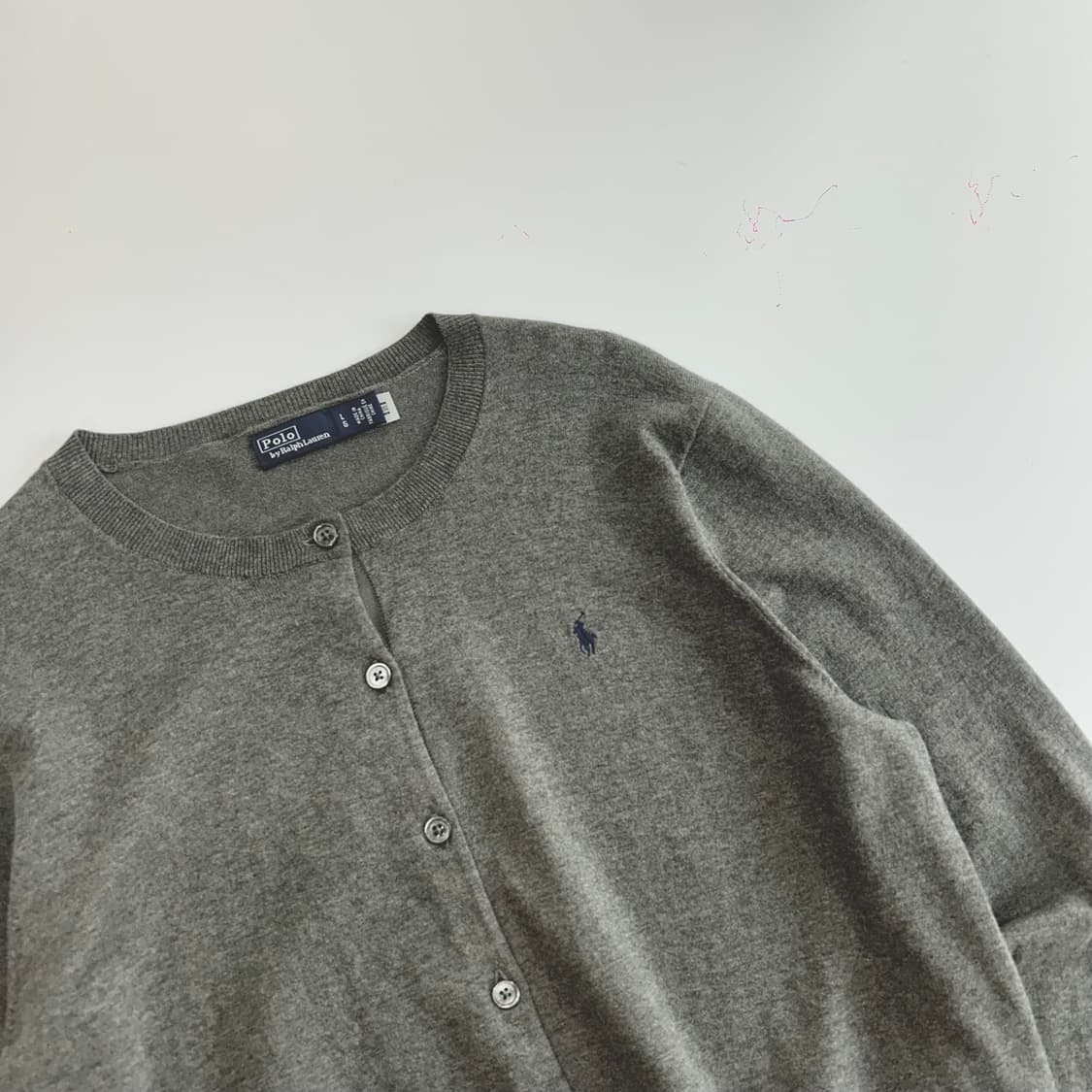 Polo 폴로 현행QR 메리노울 업버튼 가디건 상품이미지4