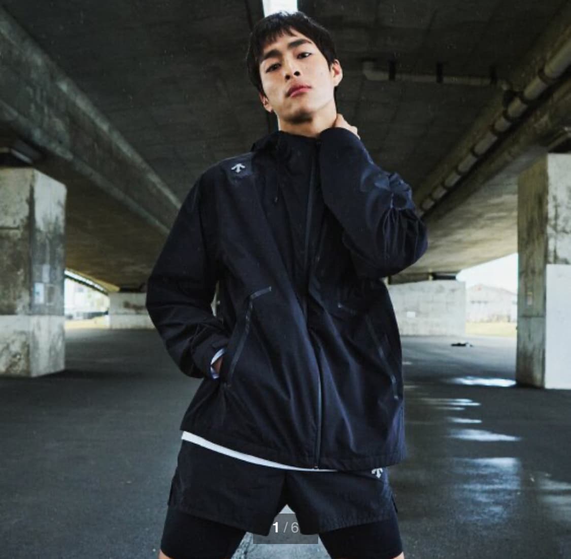 데상트 러닝 3L 방수자켓 바람막이 상품이미지1