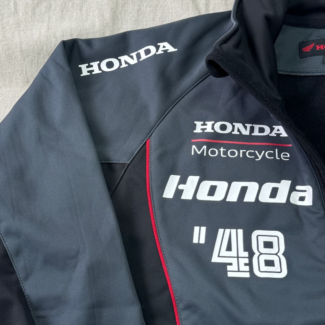 혼다 레이싱 기모 집업 자켓 S 상품이미지3
