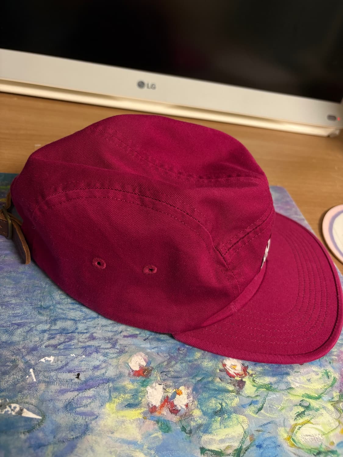 슈프림 캠프캡 마젠타 24FW (영국 구매) 상품이미지3