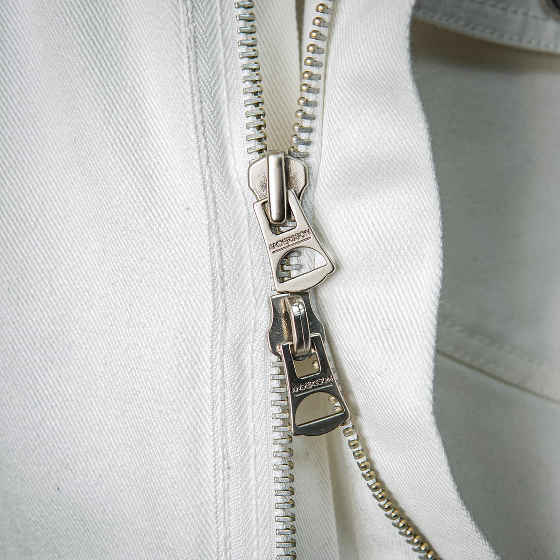 [M] 앤더슨벨 16ss 화이트 데님자켓 투웨이 집업  상품이미지2