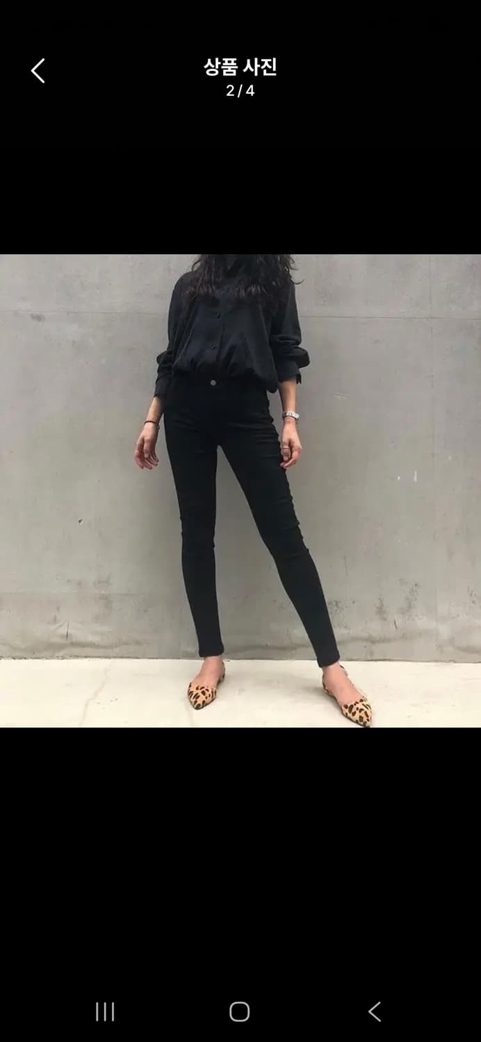 (마지막특가) 마뗑킴 호피 플랫슈즈 235 상품이미지2