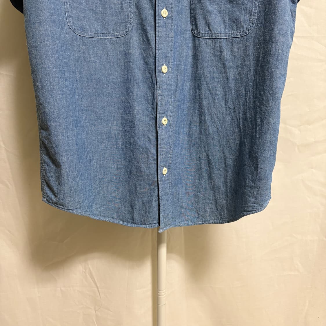 리바이스 오렌지탭 샴브레이 반팔셔츠 / 블루, M 상품이미지3