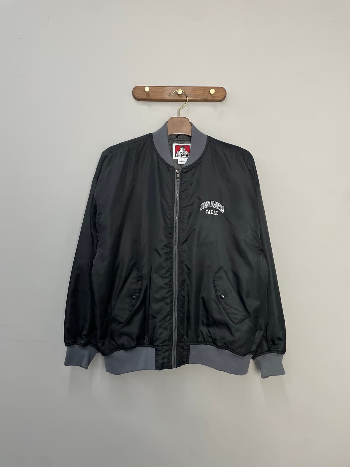 벤 데이비스 올드스쿨 나일론 바시티 자켓 H2328 상품이미지3