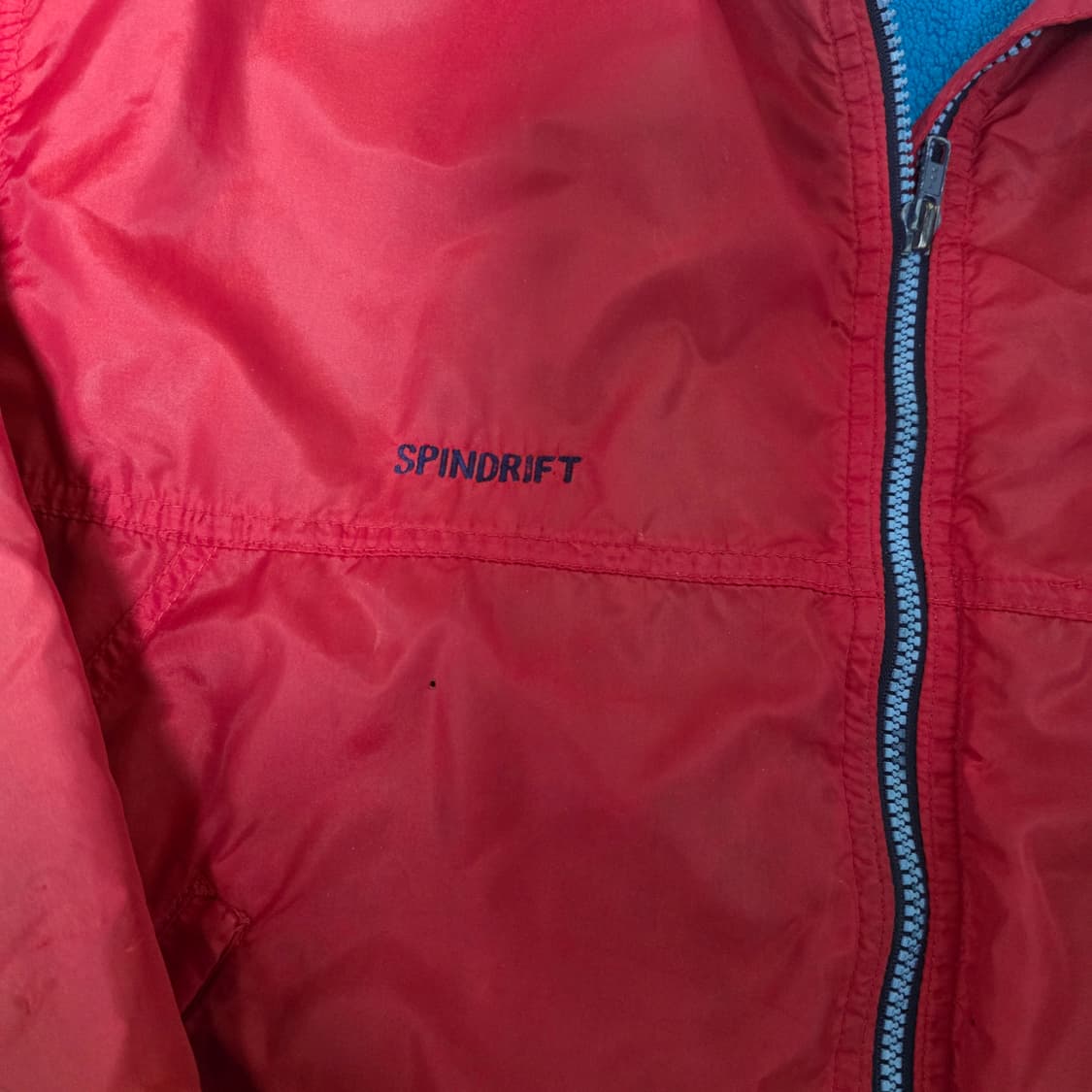 [L] 90s USA 파타고니아 신칠라 쉴드 레드/블루 자켓 트래쉬드 상품이미지2