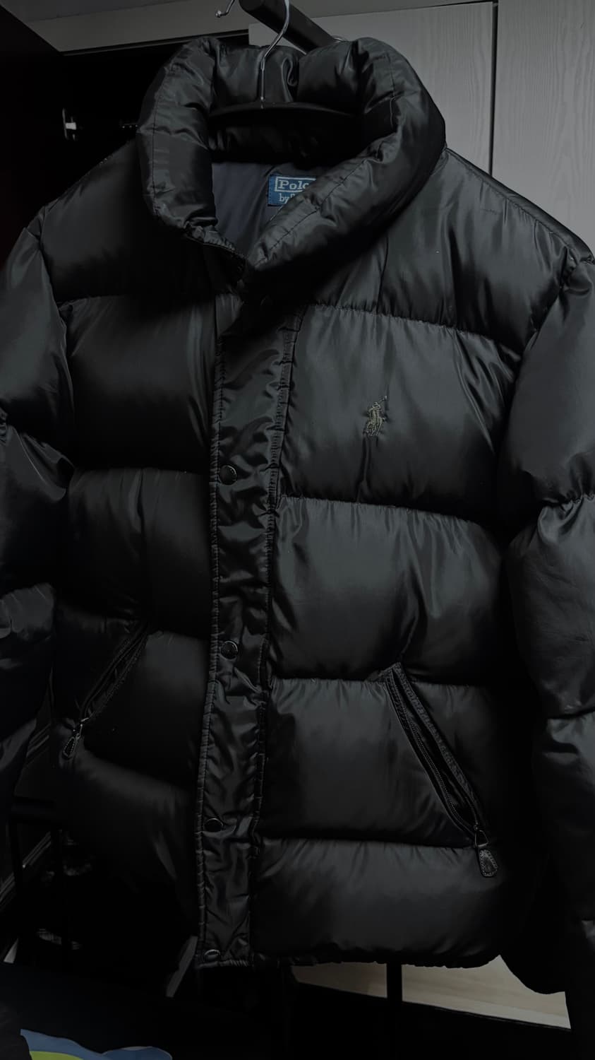 (m)폴로 랄프로렌 블랙 패딩 정품 상품이미지1