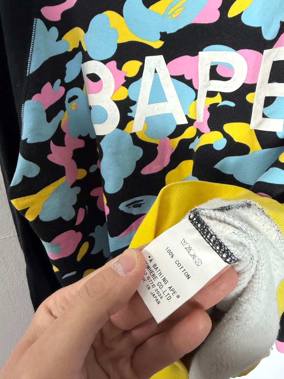 베이프 베이프맨투맨 bape 스웻셔츠 맨투맨 상품이미지5