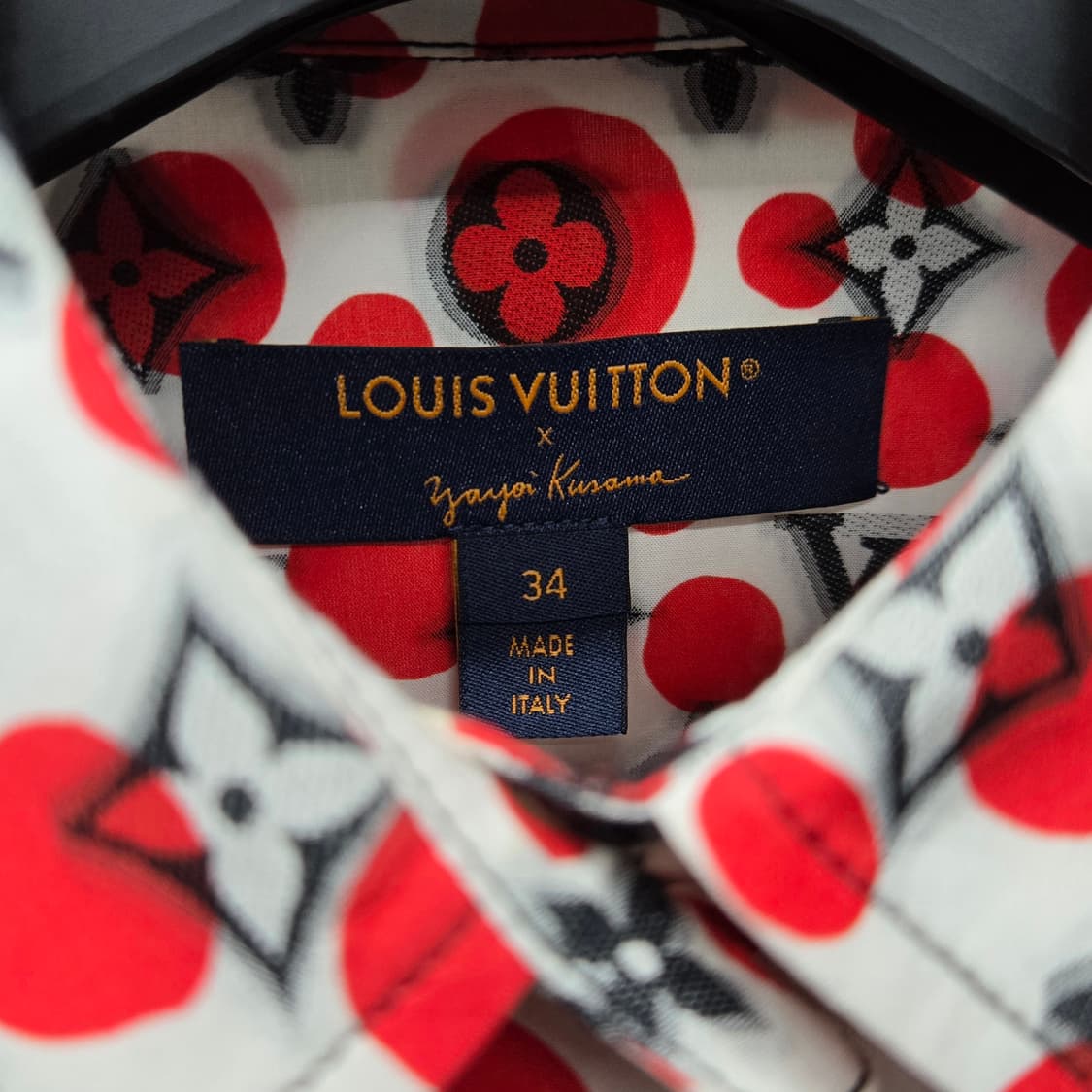루이비통 LV 쿠사마야요이 인피니티 닷 모노그램 셔츠 34 상품이미지3