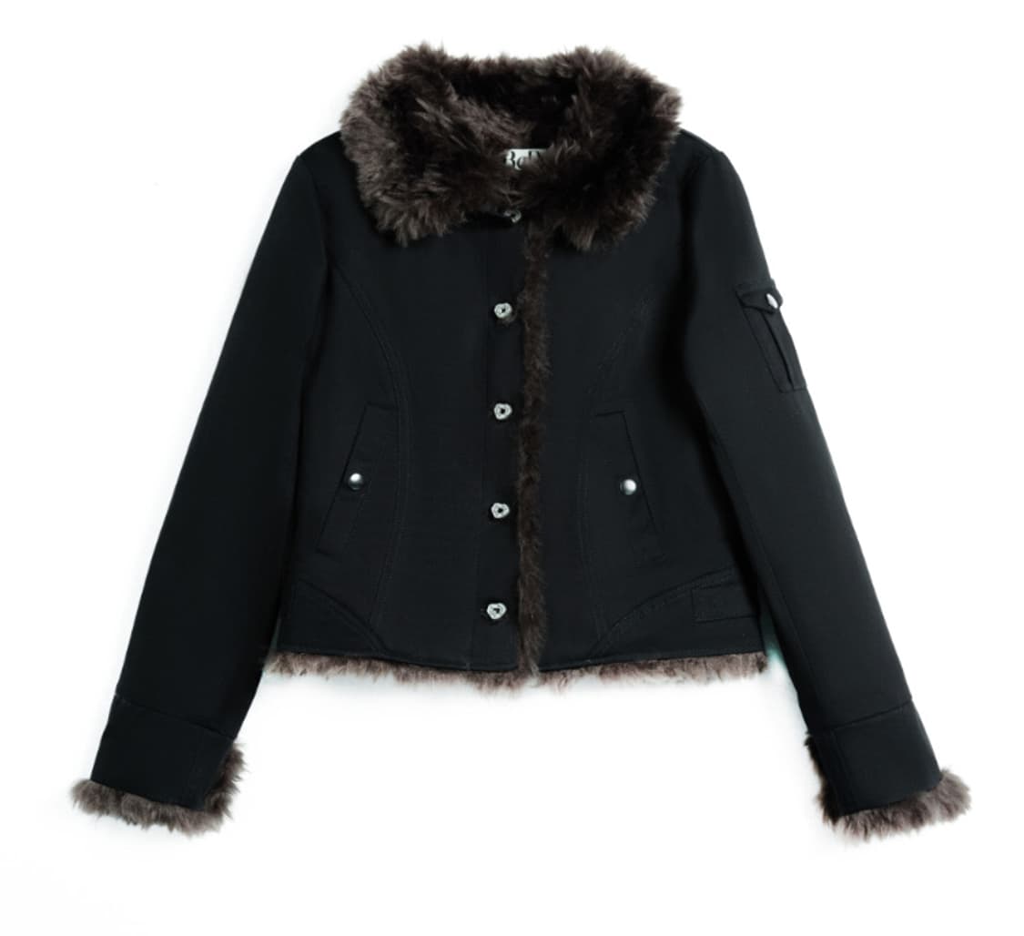 비데블 소프트퍼 코튼 자켓 상품이미지1