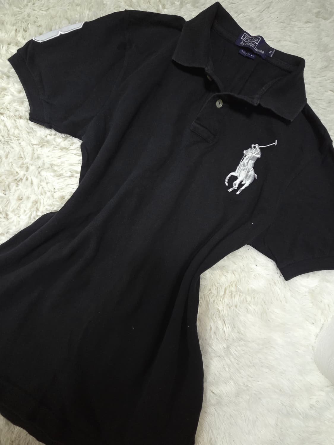 폴로 빅포니 블랙 카라반팔 M 김하온 빅포니 (단추텍) 상품이미지3