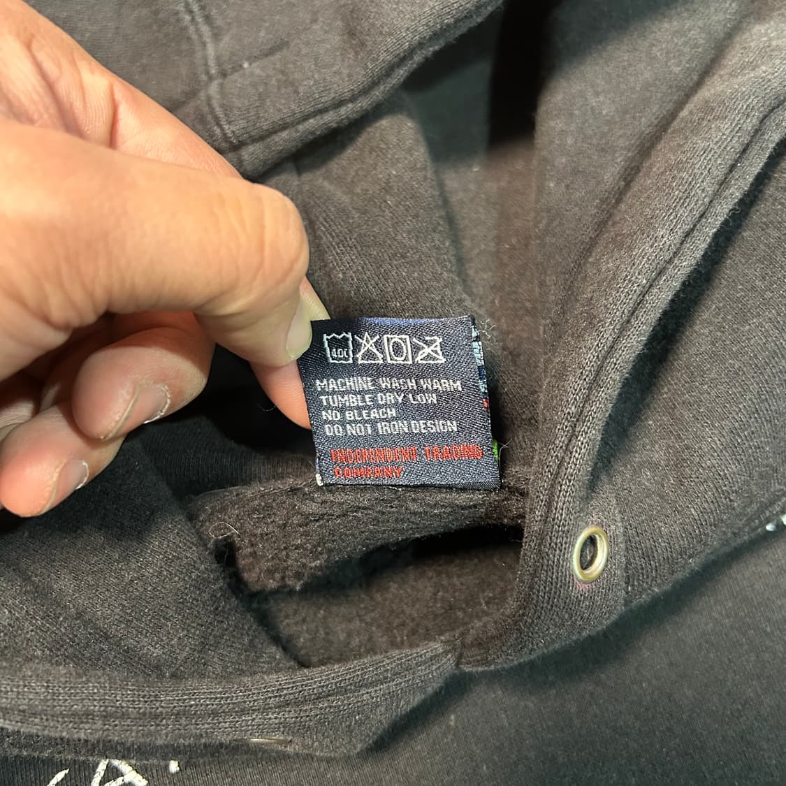 [L] 안티히어로 트레셔 로고 패러디 후드 상품이미지6