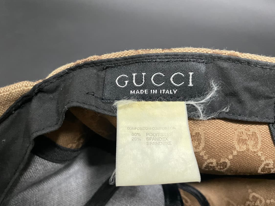 구찌 슈프림 로고 볼캡 빈티지 뎀나 바잘리아 올드 상품이미지4