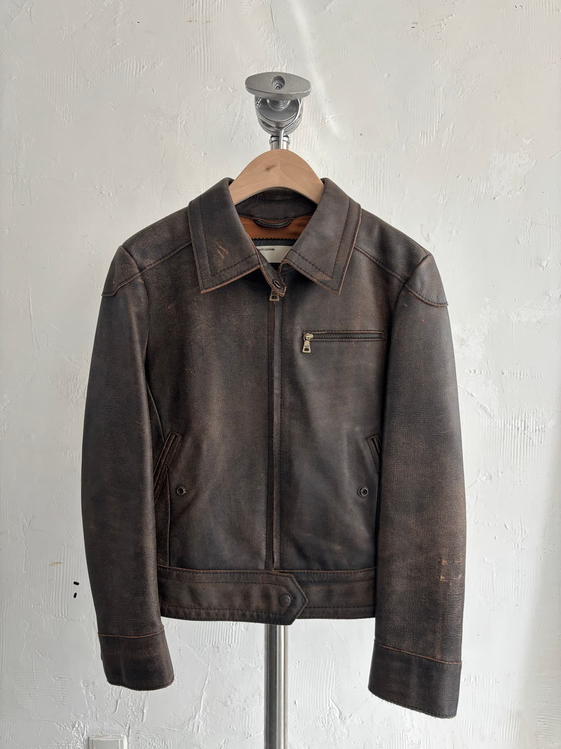 Levis 리바이스 브라운 소가죽 자켓 상품이미지4