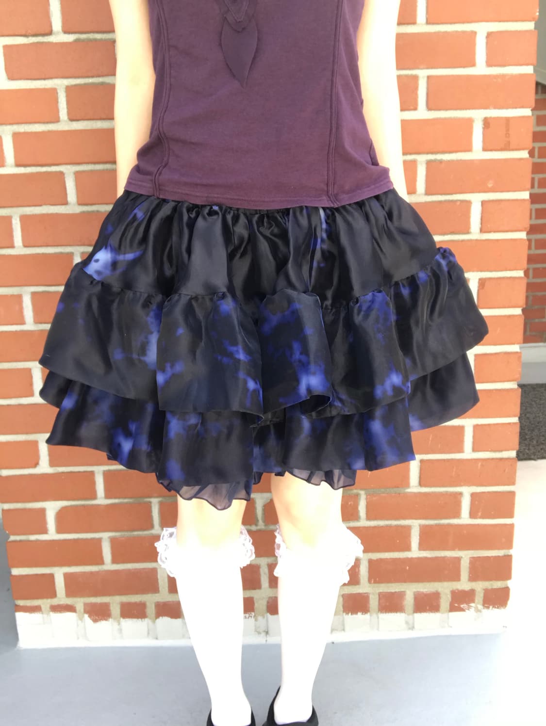 vintage tiered ruffle pants 상품이미지2