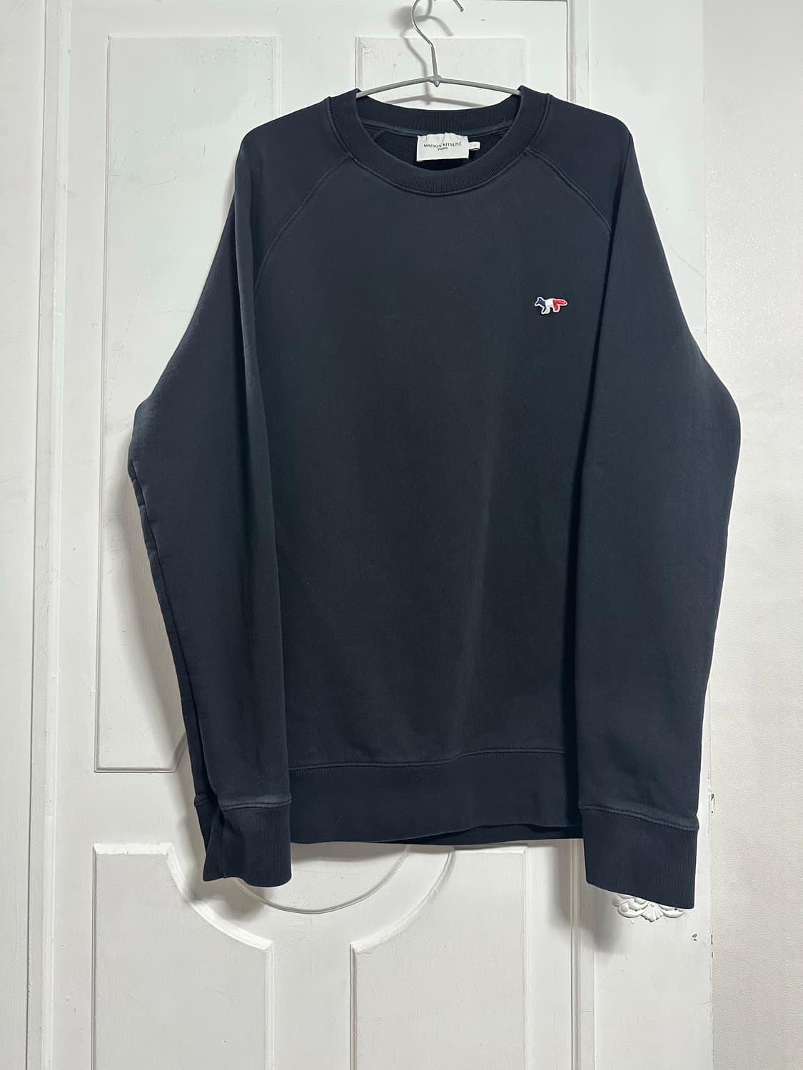 메종키츠네 트리컬러 폭스 패치 맨투맨 상품이미지1