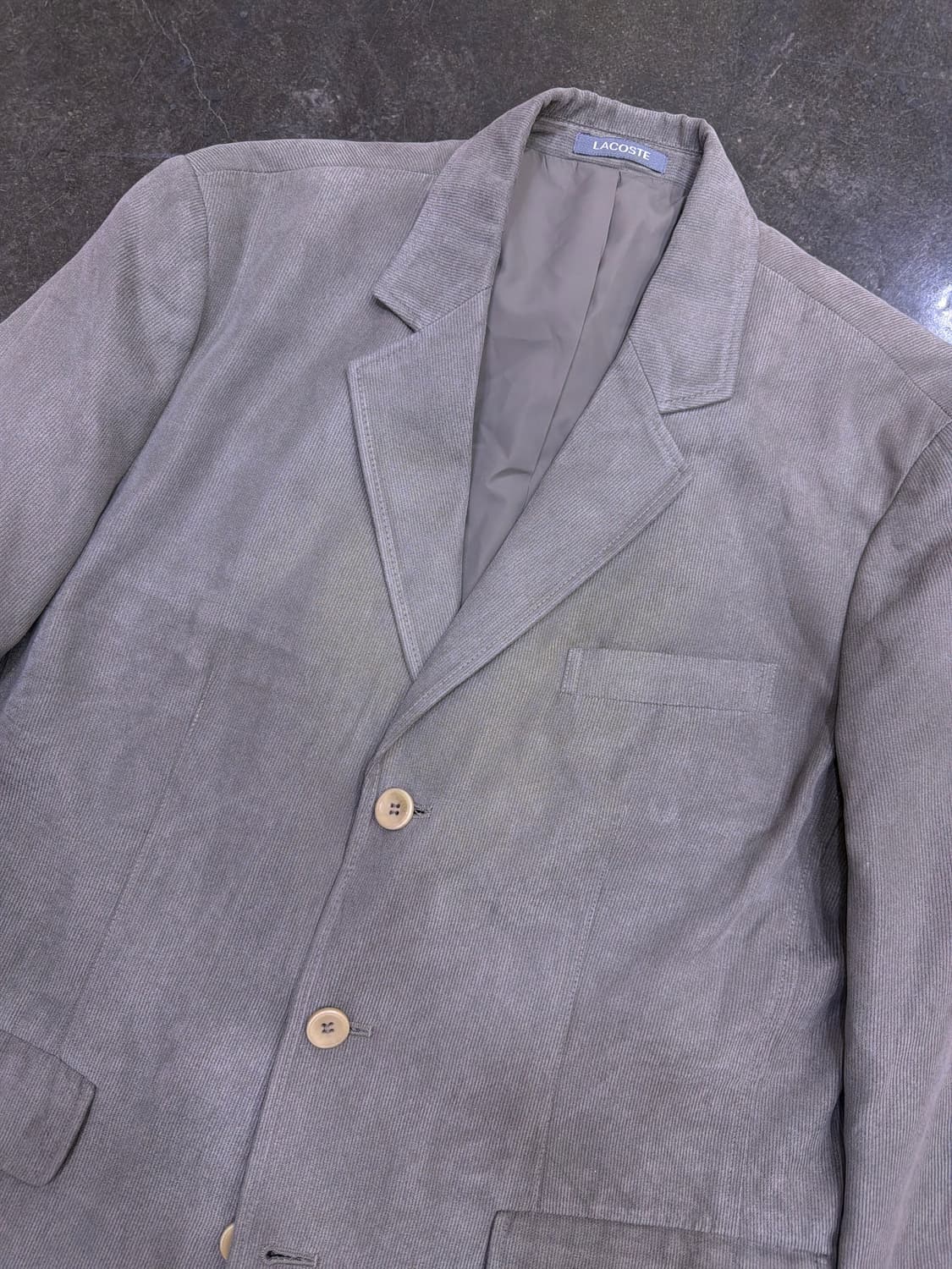 라코스테 코듀로이 캐쥬얼 싱글 3버튼 자켓 블레이저 95 상품이미지3