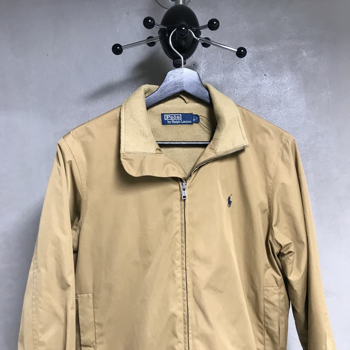 폴로 랄프로렌 기모 폴리쉘 자켓 베이지 S 상품이미지2