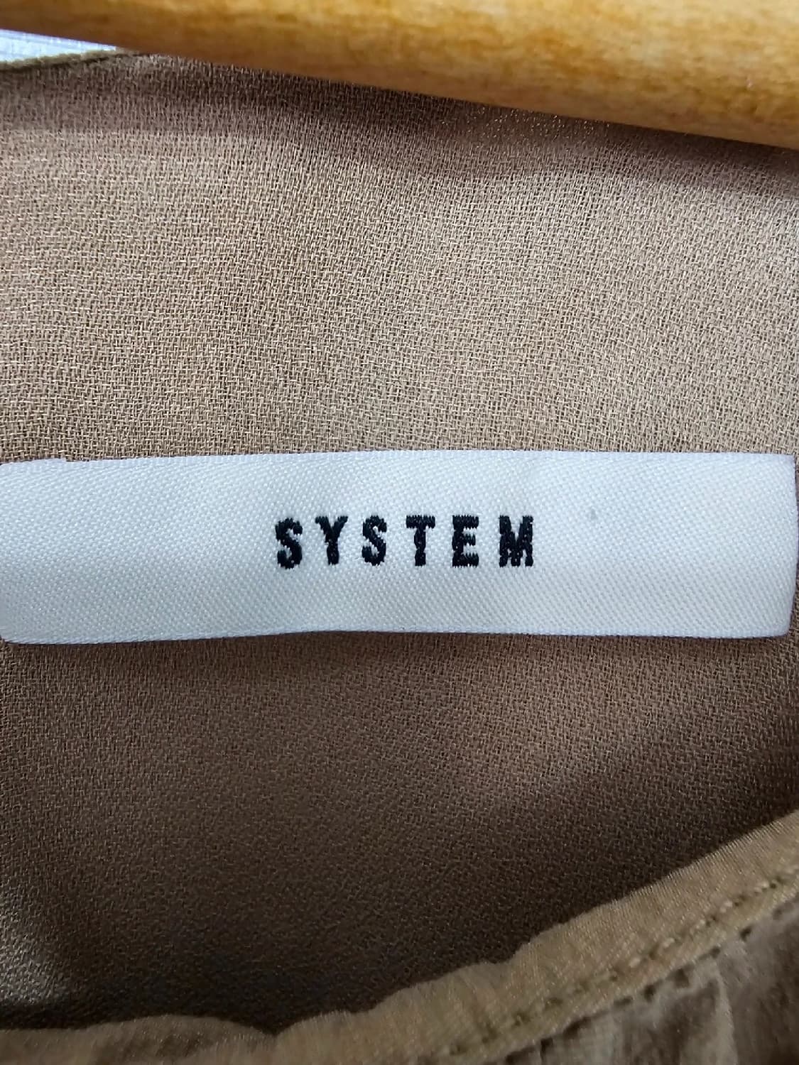 한섬 SYSTEM 퍼프 소매 벨트 원피스 (~66) 상품이미지5