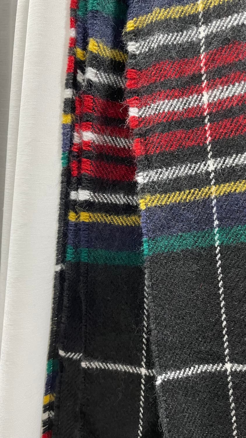 koe/ 체크 머플러 블랙/ 프리 상품이미지3