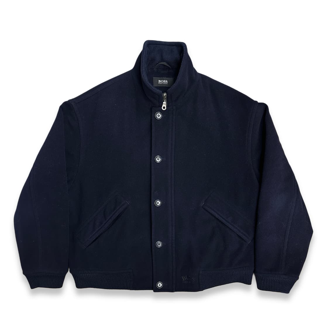 00s HUGO BOSS 네이비 울 자켓 54 상품이미지2