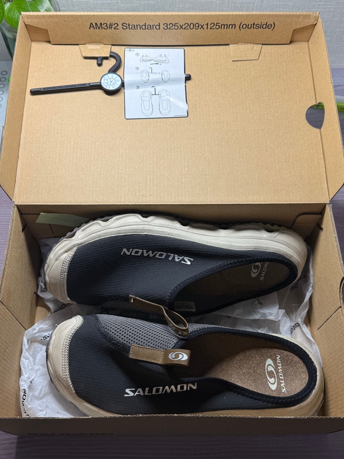 살로몬 RX 슬라이드 3.0 블랙 플럼 키튼 슬리퍼 상품이미지1