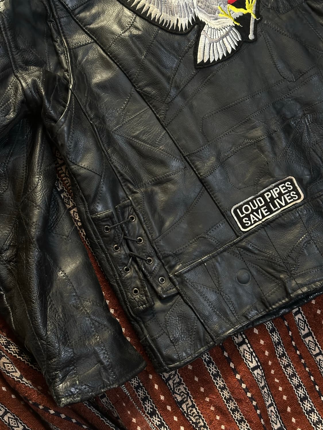 Diamond Plate 가죽 자켓 L 110 상품이미지3