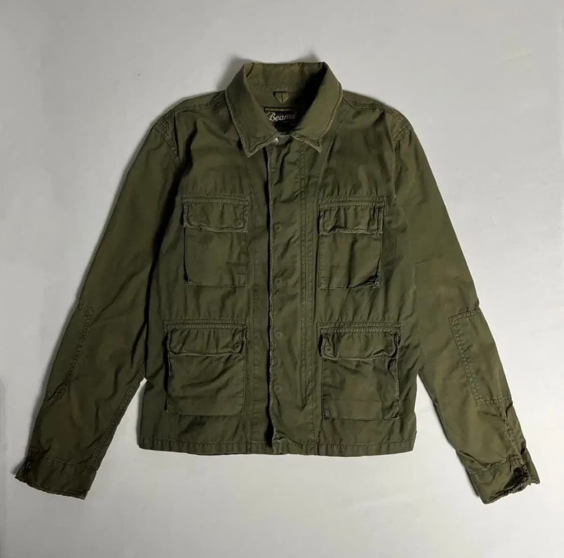 beams 빔즈 밀리터리 퍼티그자켓 L 상품이미지1