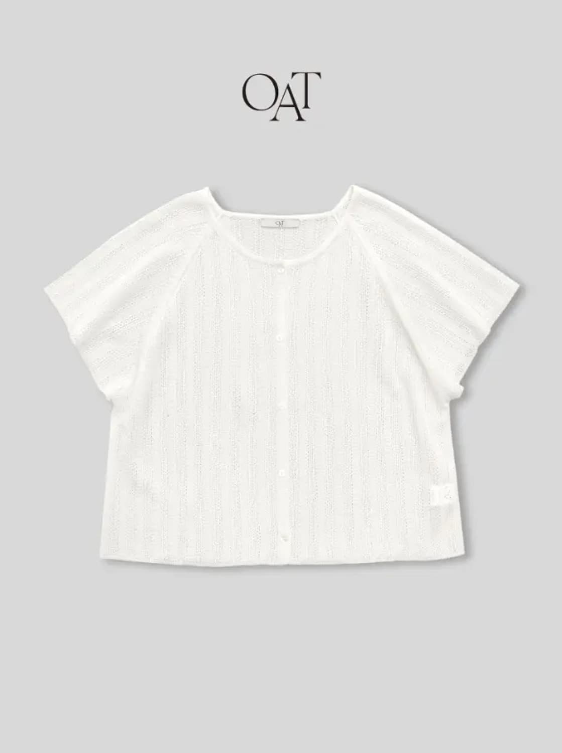 (새상품) 98도씨 OAT veil punching cd 봄 여름 가디건 상품이미지2