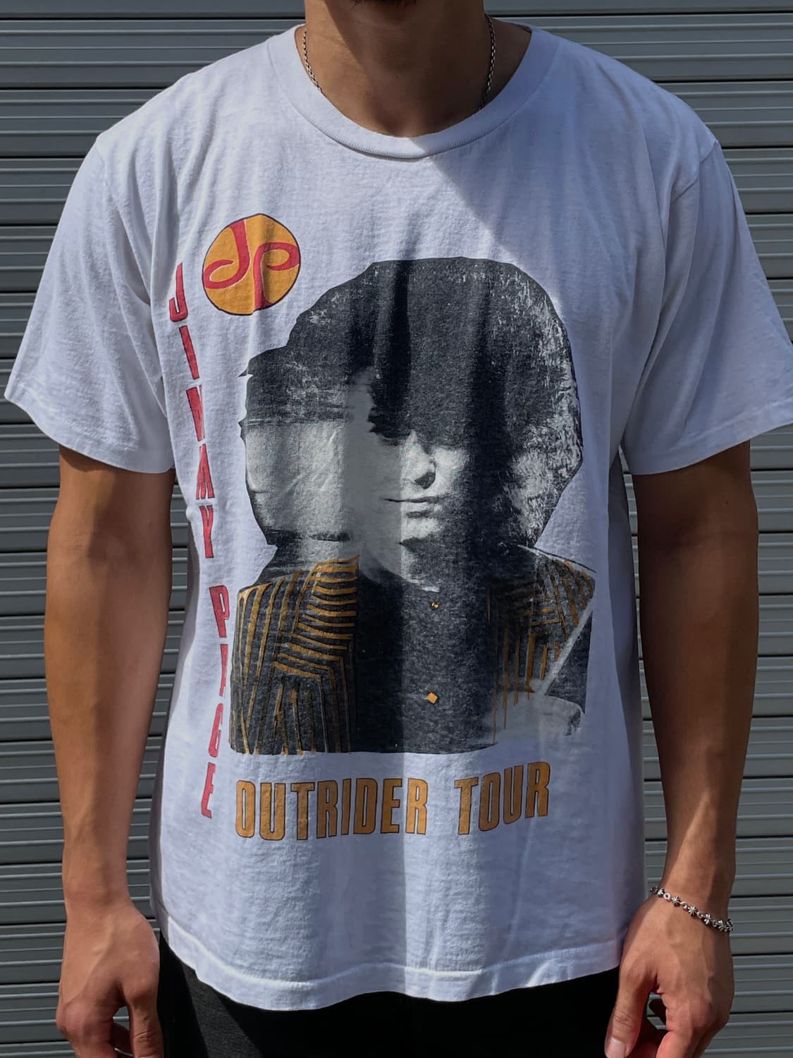 80s Led Zeppelin Jimmy Page Tour Shirt 상품이미지7
