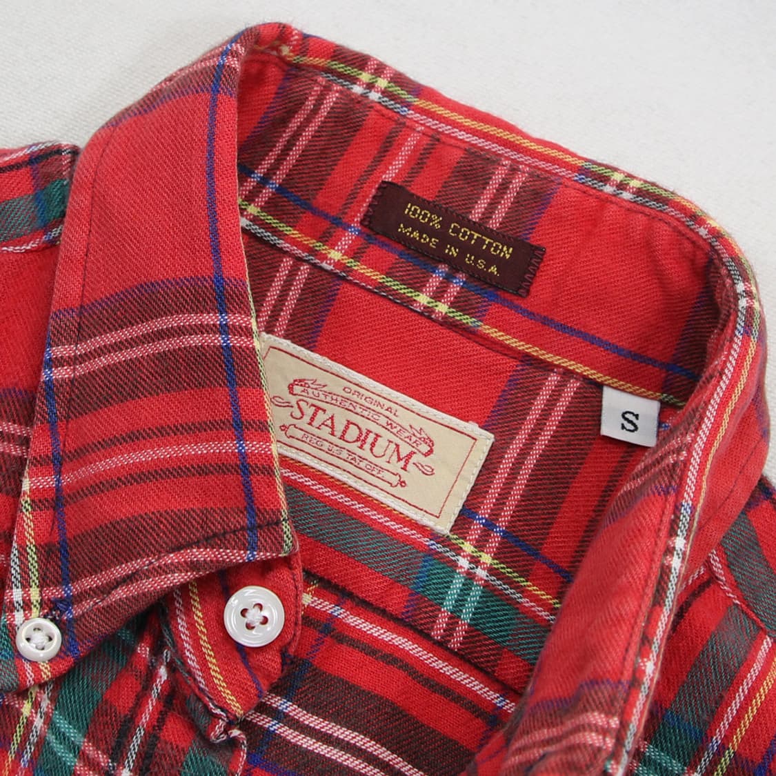 STADIUM 체크 셔츠 (남성용 95) 상품이미지4