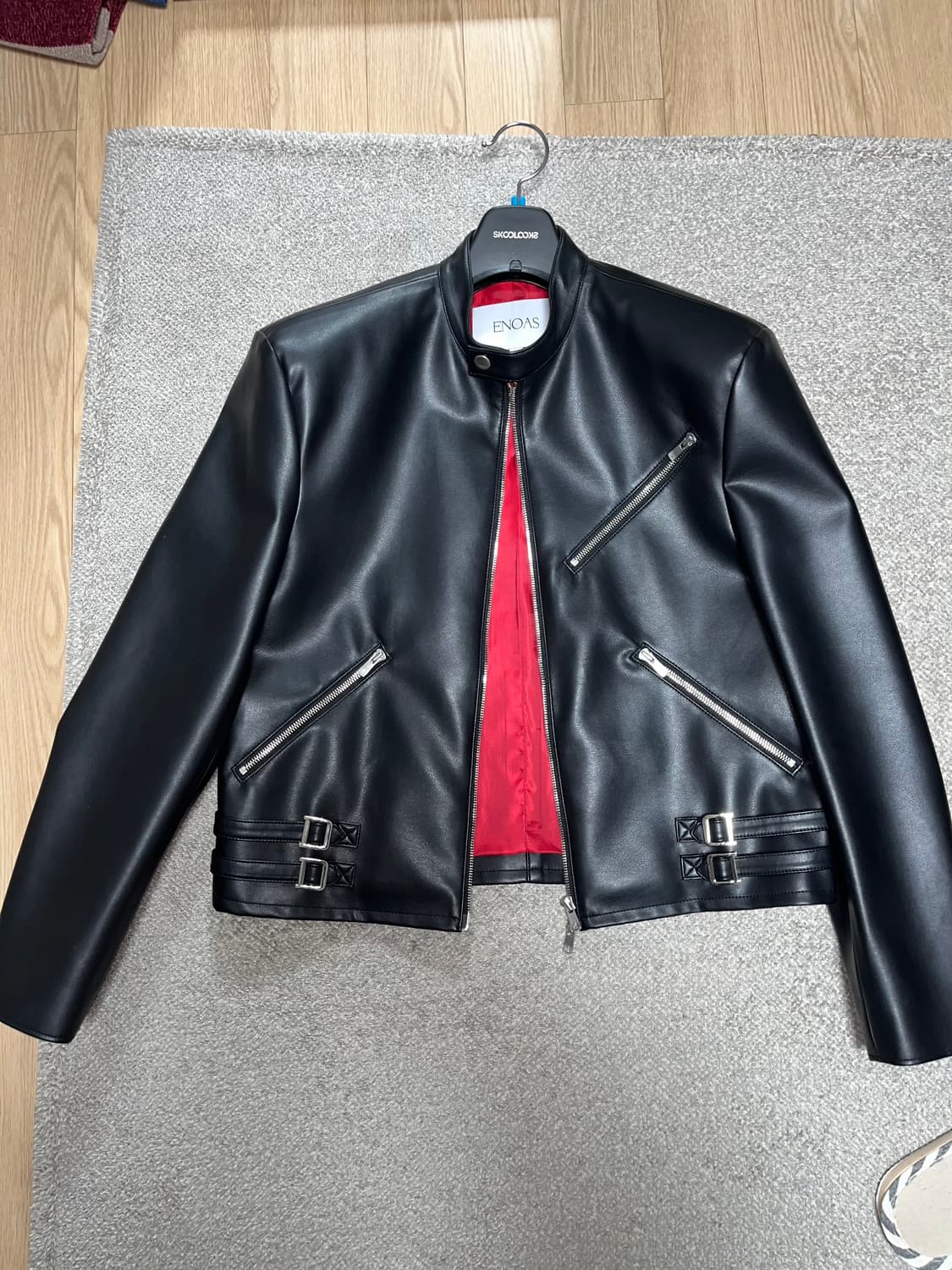 에노아스 MARIUS LEATHER BIKER JACKET 상품이미지4