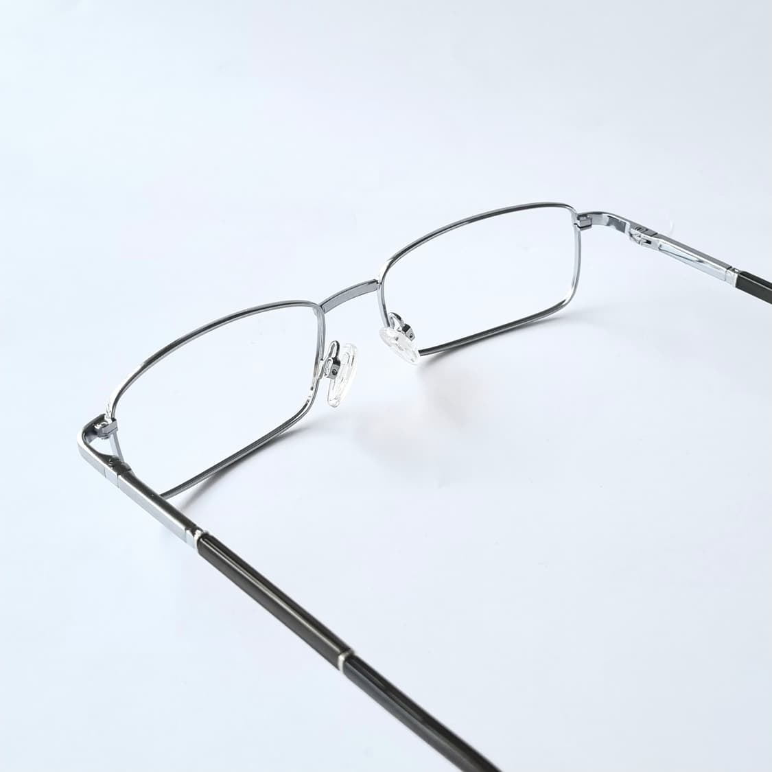 데드스탁 슬림 실버 메탈 스퀘어 안경테 728 상품이미지4