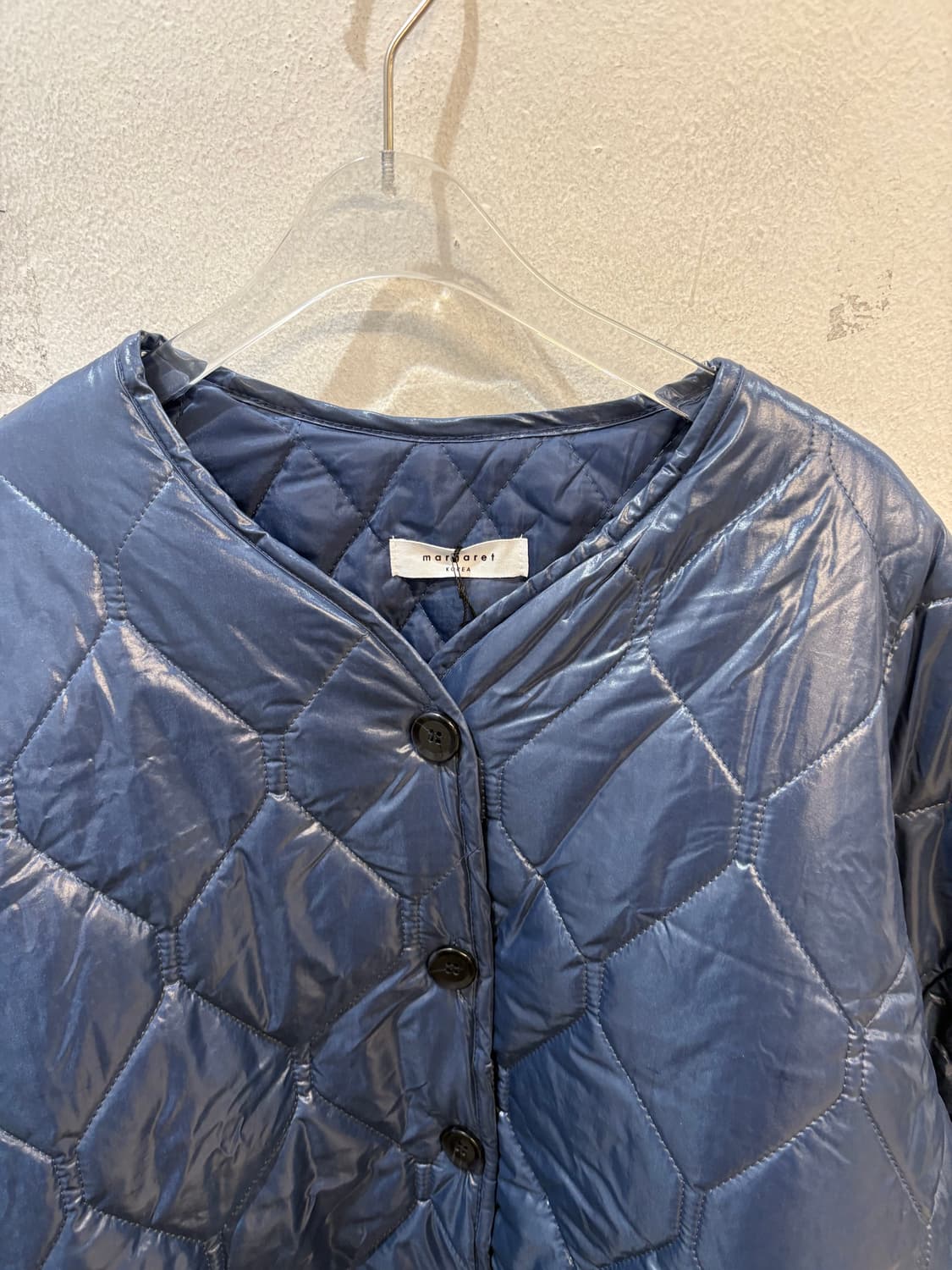 Margaret blue quilted jacket 상품이미지2