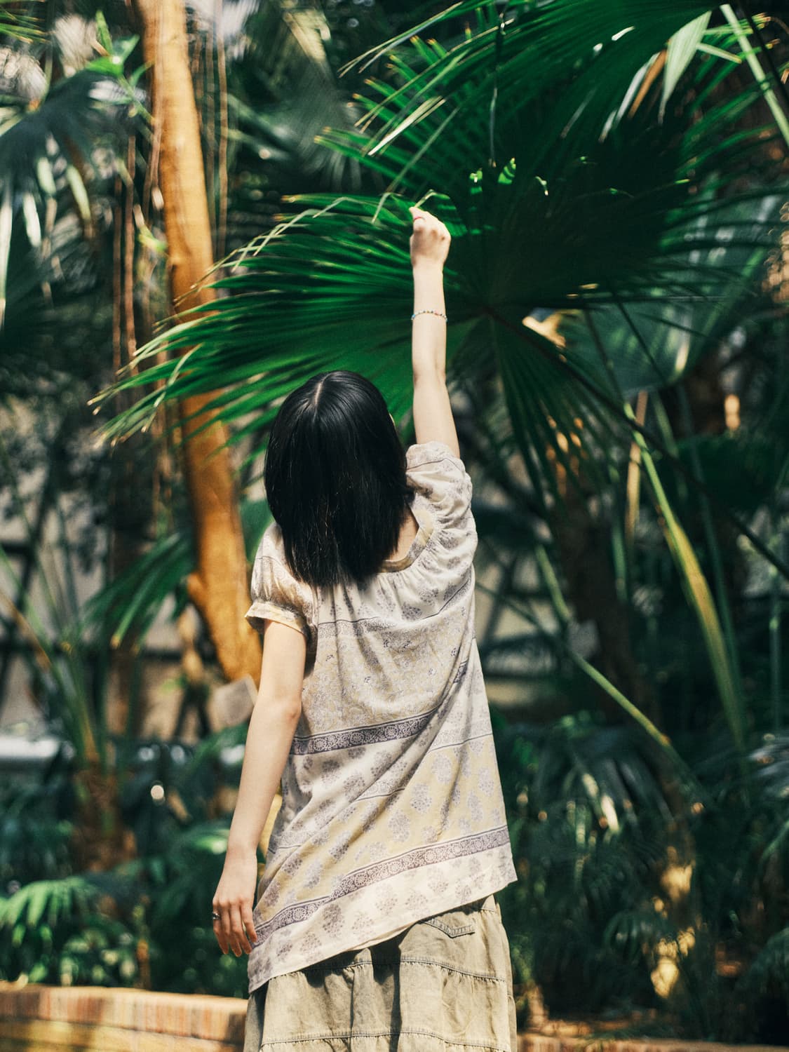 모리걸 패턴 블라우스 상품이미지3