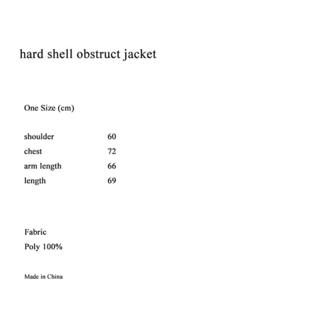 뉴치프시크DP hard shell obstruct jacket 상품이미지7