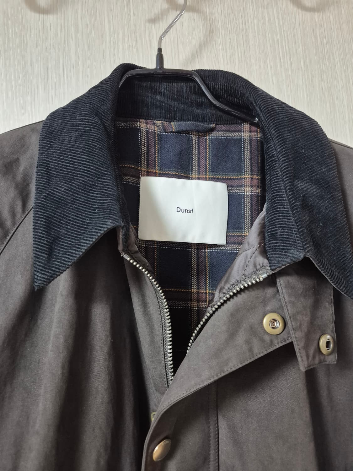 (25년) 던스트 왁스 코튼 헌팅자켓블랙 라지 상품이미지7